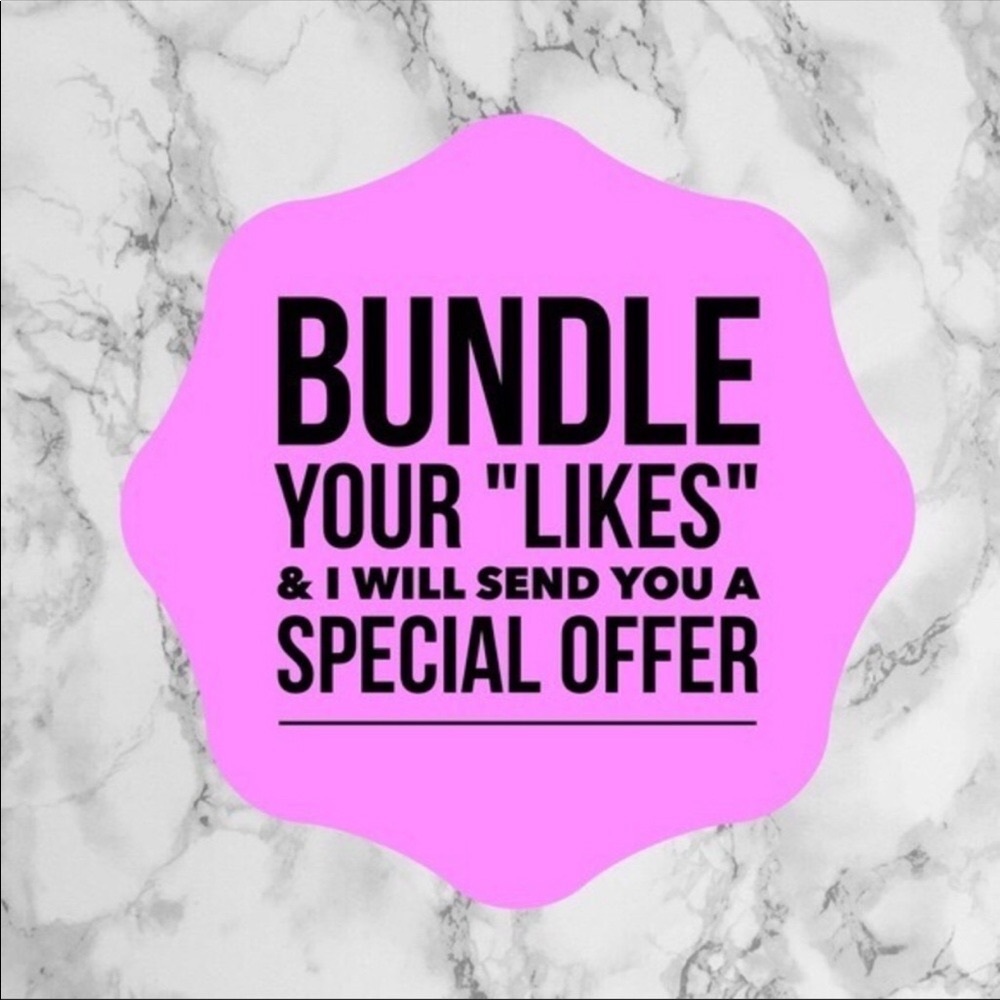 Bundle 2 or more items and I will offer you a discount. See below for discounts!